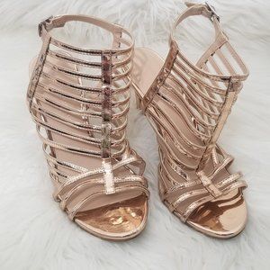 rose gold shoes payless